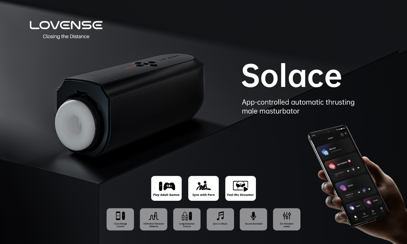 Lovense Launches New Solace Automatic Stroker | AVN