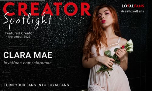 Clara May Announced as LoyalFans November Featured Creator