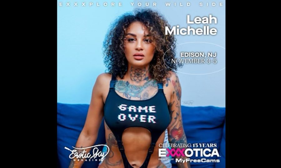 Leah Michelle to Sign at Erotic Sky & AltErotic at Exxxotica NJ
