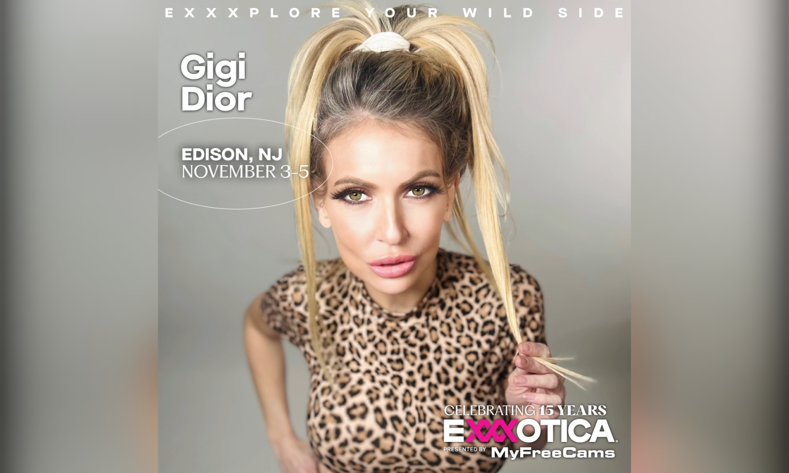Gigi Dior to Appear at Planetary Studio for Exxxotica New Jersey