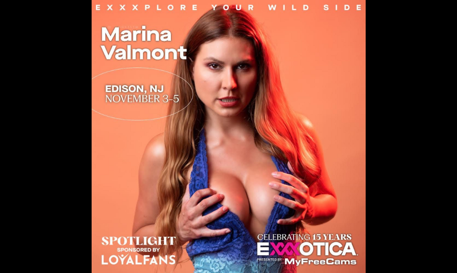 Marina Valmont Ready to Greet Fans at Exxxotica New Jersey