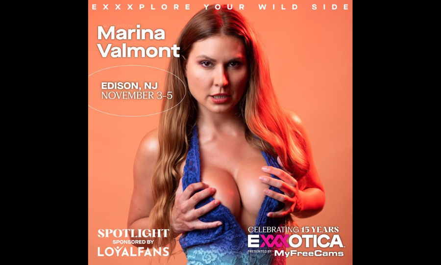 Marina Valmont Ready to Greet Fans at Exxxotica New Jersey