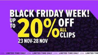 Clips4Sale to Launch 20% Off Black Friday Promo
