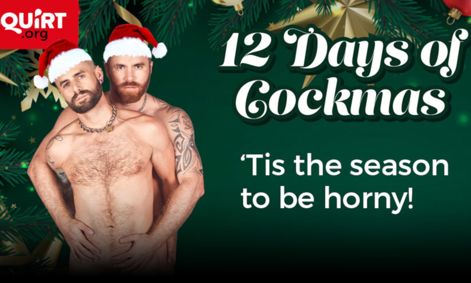 Squirt.org Launches 'The 12 Days of Cockmas' Promotion