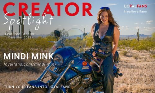 Mindi Mink Announced as LoyalFans' December Creator of the Month