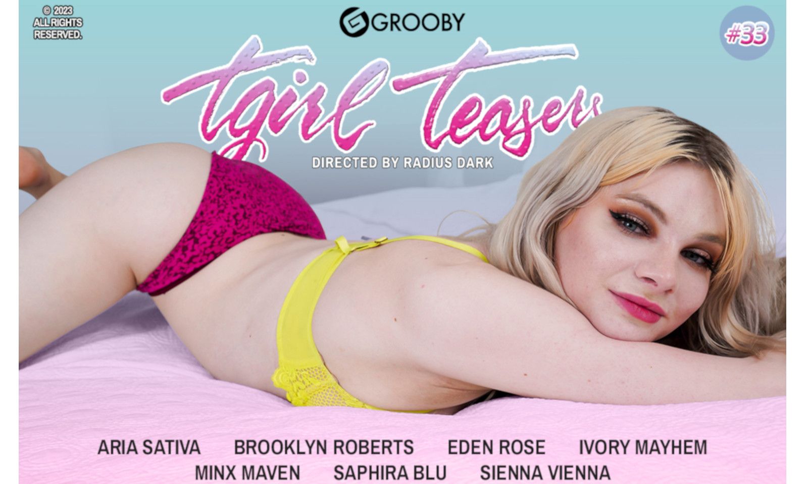 Newcomer Minx Maven Stars in Grooby's 'TGirl Teasers 33'