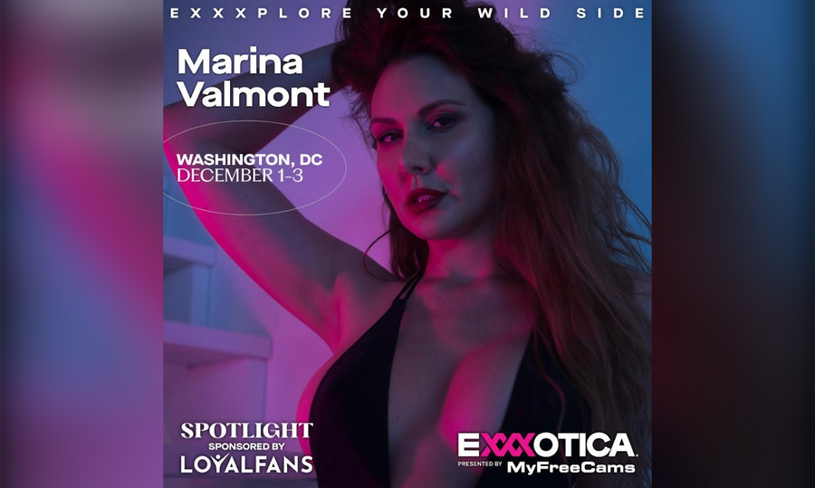 Marina Valmont Set to Sign at Exxxotica D.C.