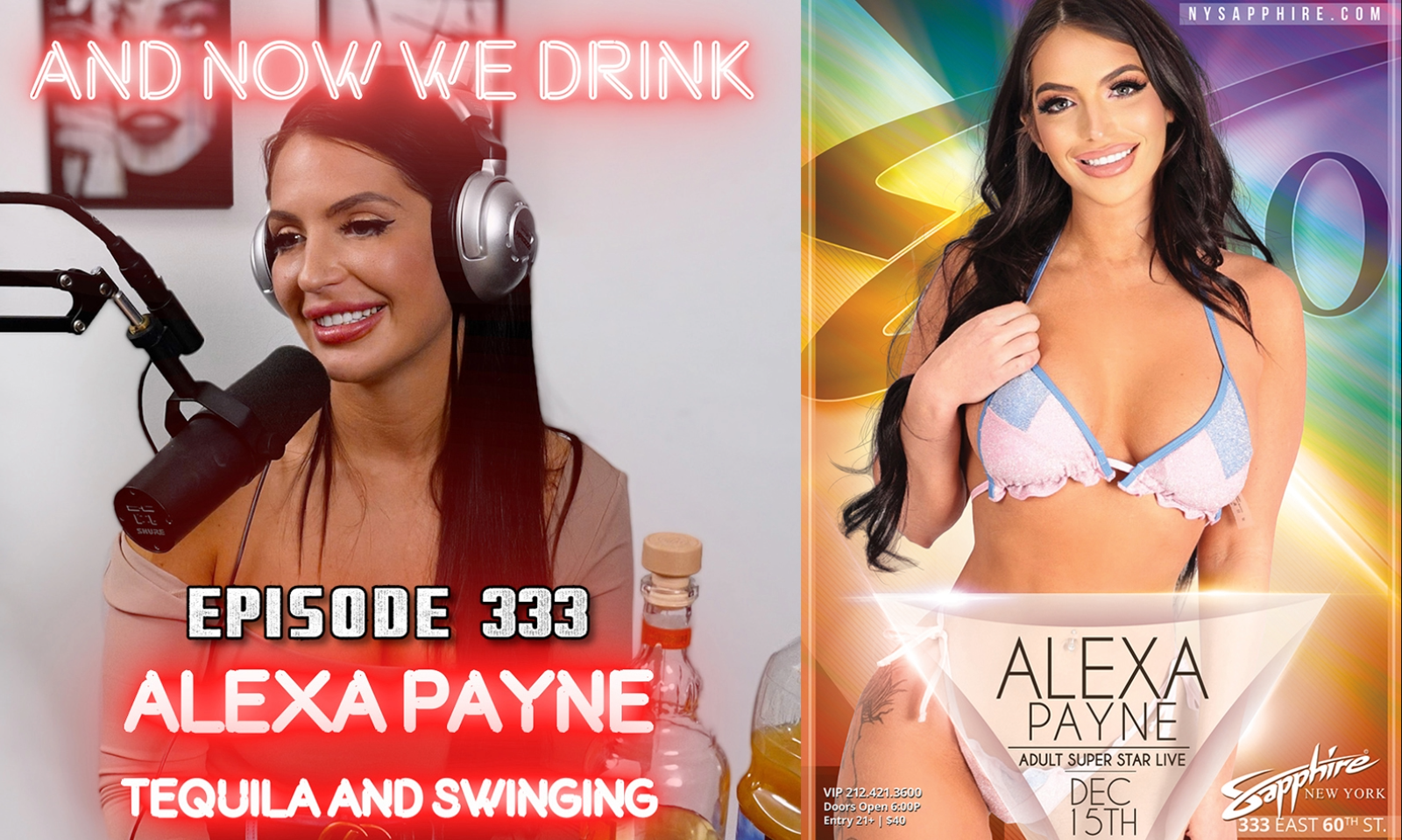 Alexa Payne 'And Now We Drink' Guest, Headlines Sapphire 60 in NY