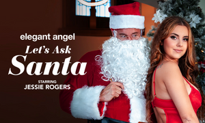 Elegant Angel Release Christmas Scene Starring Jessie Rogers