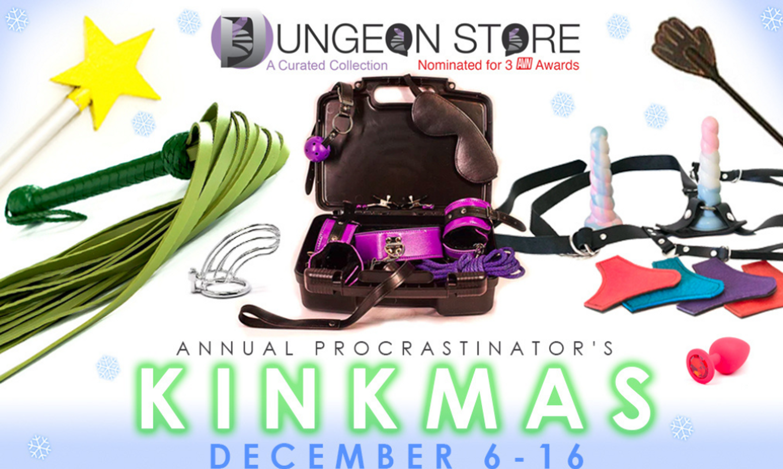 Procrastinator's Kinkmas Sale Returns at The Dungeon Store