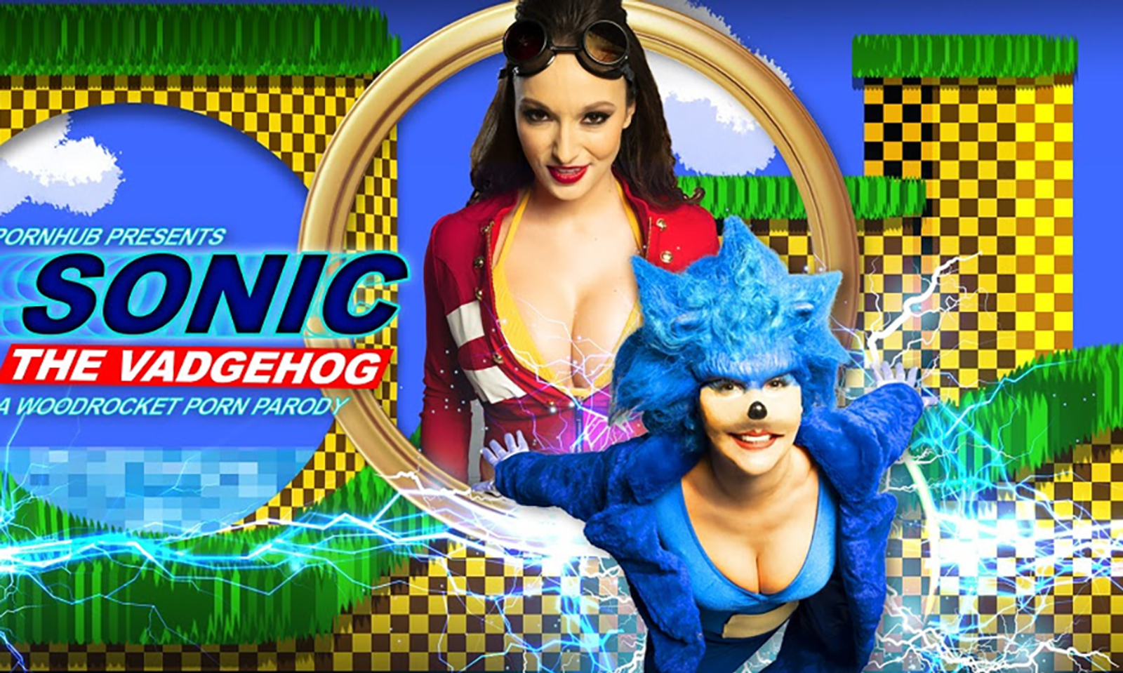 April O'Neil Goes Blue—Really!—In 'Sonic The Hedgehog' XXX Parody