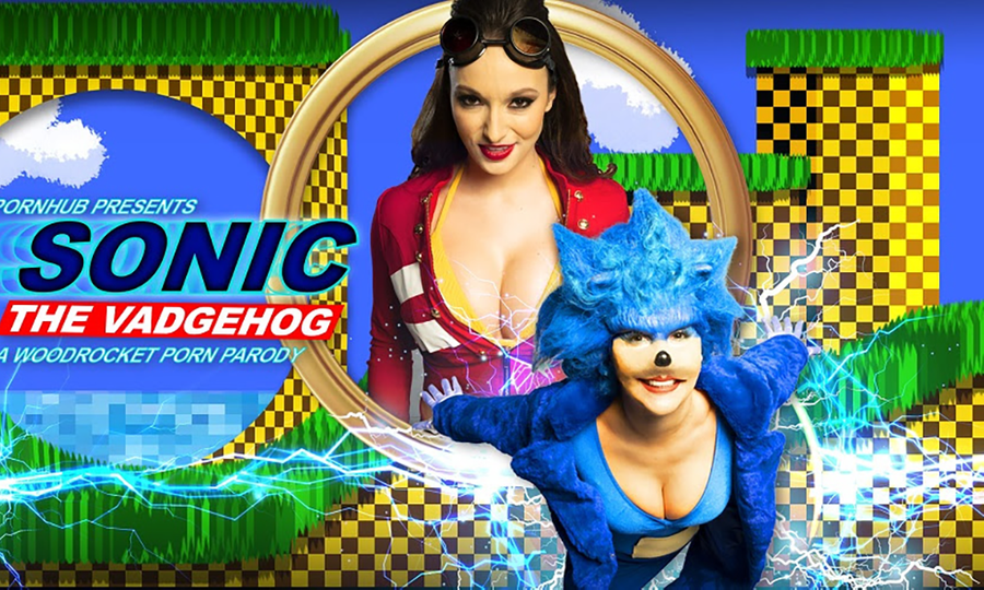 April O'Neil Goes Blue—Really!—In 'Sonic The Hedgehog' XXX Parody
