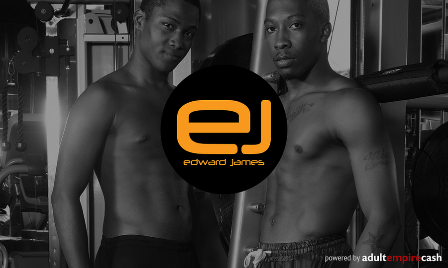 Adult Empire Cash Showcases Edward James' All-Black Gay Content