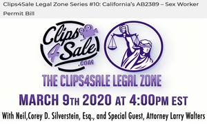 Clips4Sale’s Legal Zone Will Be in Session Monday