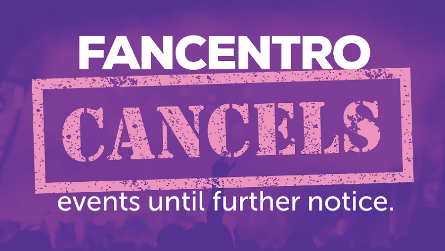 FanCentro Cancels Events Until Further Notice