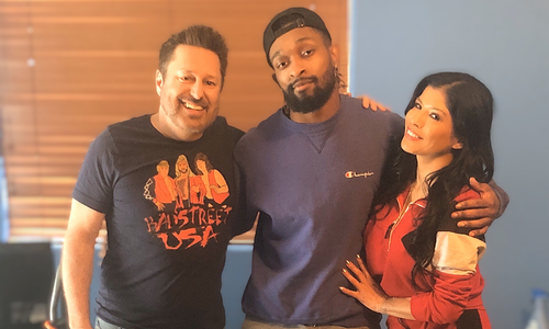 Glenn King Podcast Hosts Alexis Amore and Pro Wrestler Chris Bey