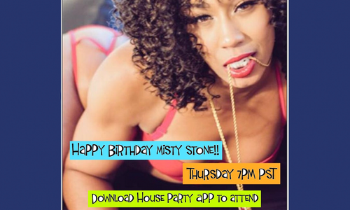 Misty Stone Hosting Virtual Birthday Party Thursday Night