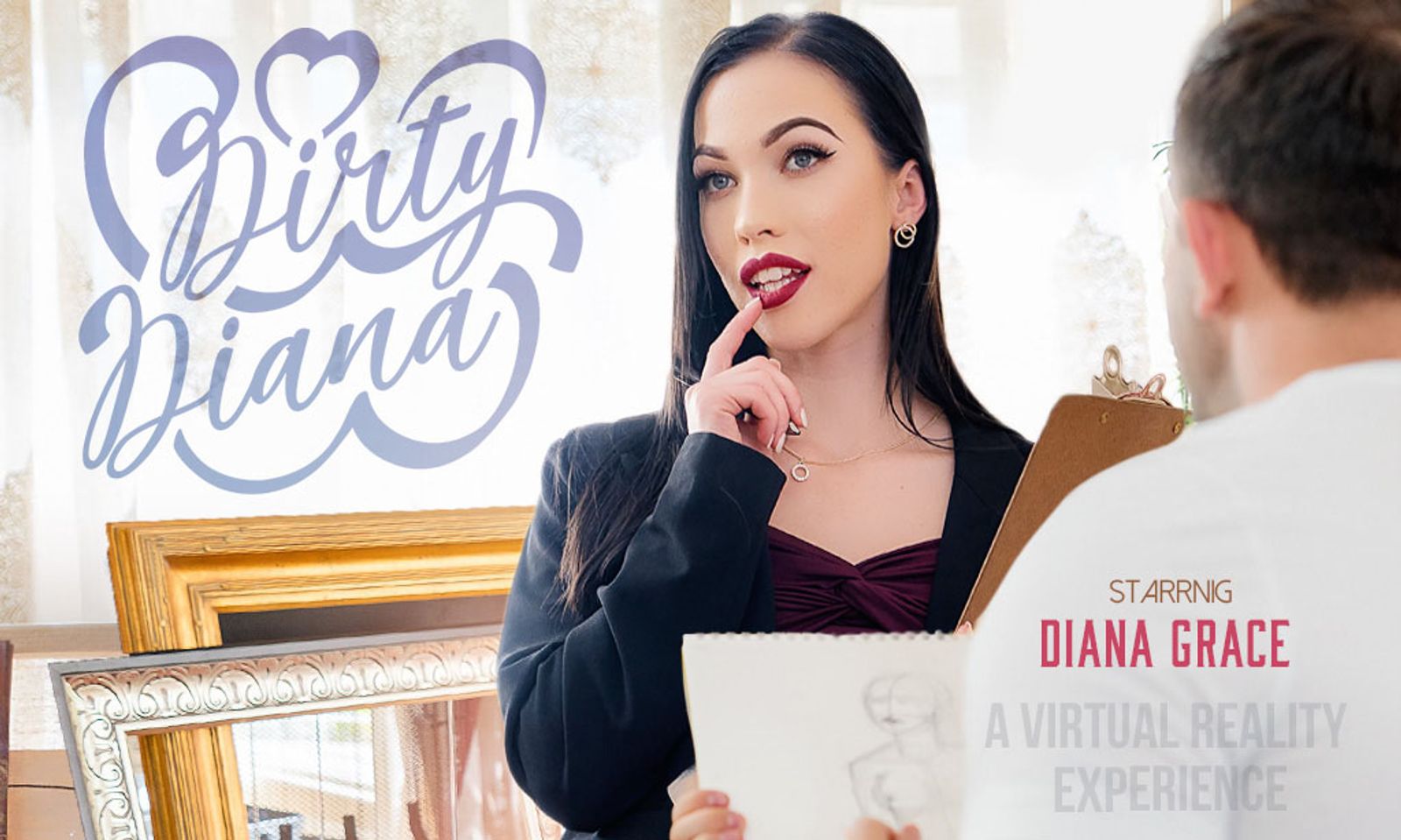 Diana Grace Is A Sexy Art Critic In New VR Bangers VR Scene