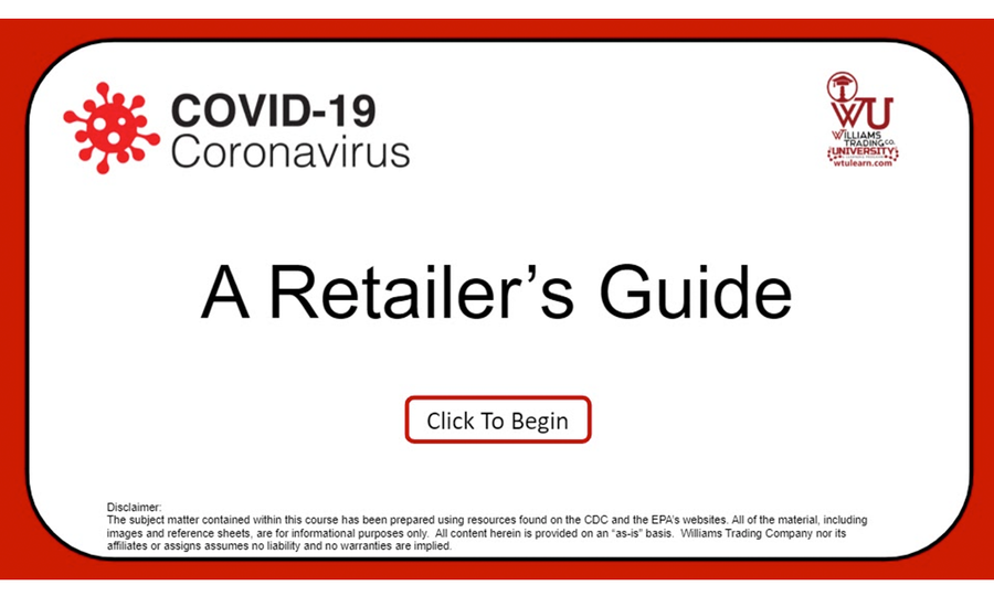 Williams Trading Debuts Retailers Guide to COVID-19 on WTU