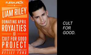 Liam Riley Pledges April Fleshjack Earnings to #CULTforGOOD Cause