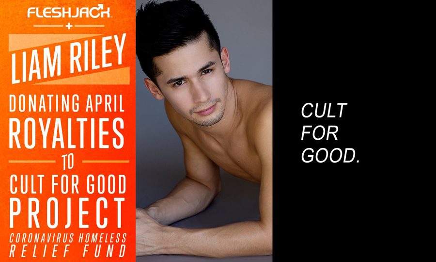 Liam Riley Pledges April Fleshjack Earnings to #CULTforGOOD Cause