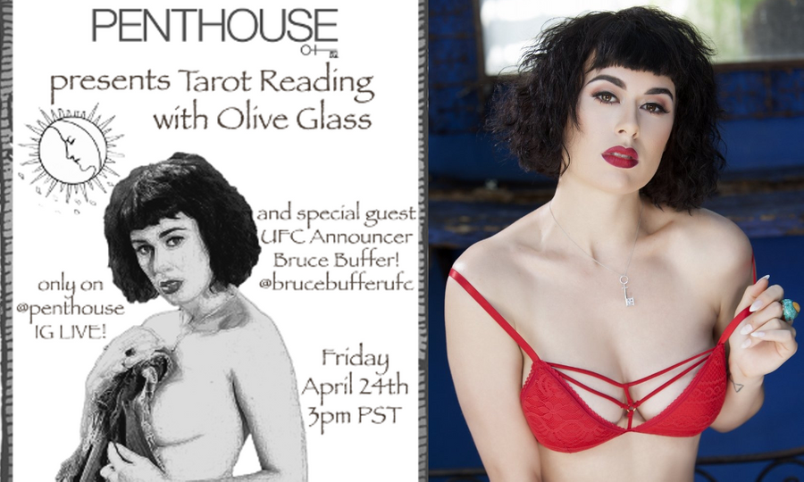 Olive Glass to Do Live Tarot Reading on Penthouse's IG Live