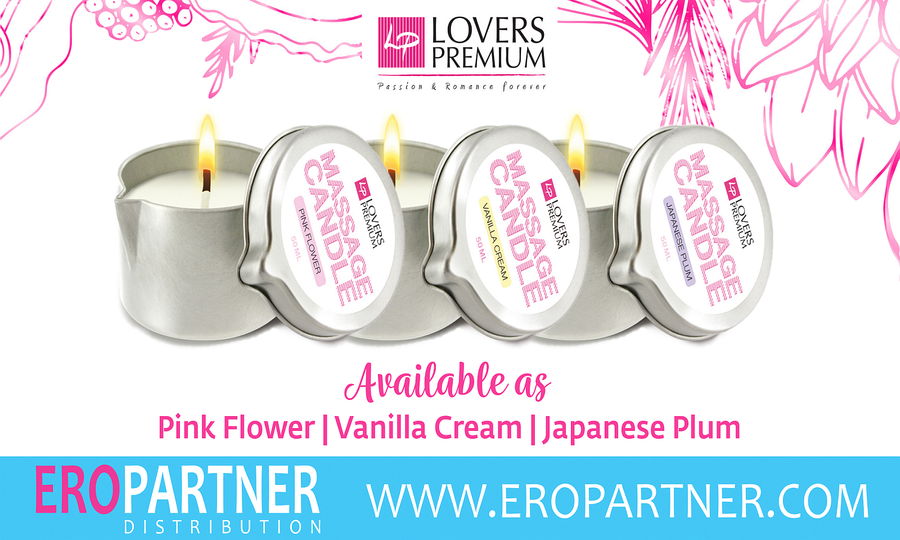 New LoversPremium Massage Candles Now Available from Eropartner