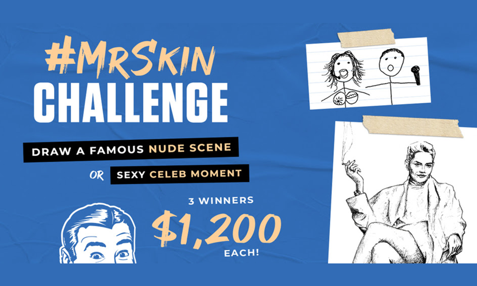Mr. Skin's #MrSkinChallenge Is A $1,200 Stimulus Relief Contest