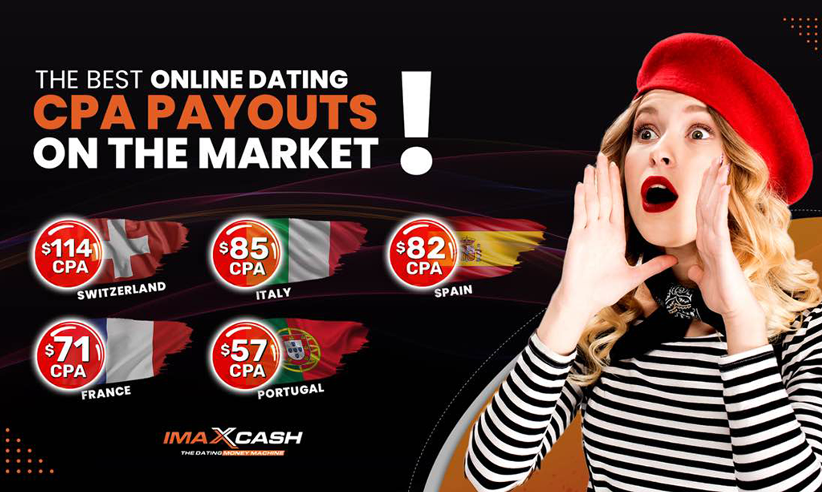 Online Dating Service imaXcash Now Offering Top CPA Payouts