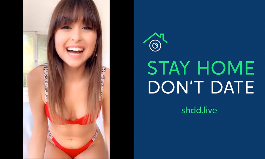 Riley Reid Leads ImLive's #StayHomeDontDate Campaign to Success