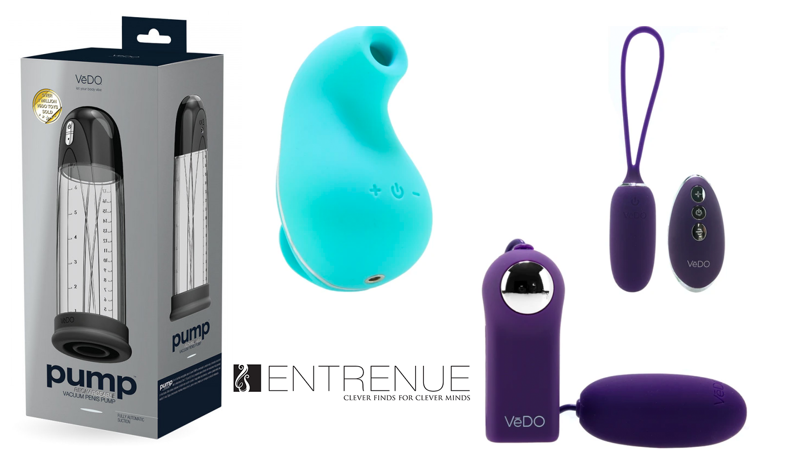 Entrenue Is Shipping 4 New Budget-Friendly VēDo Pleasure Products