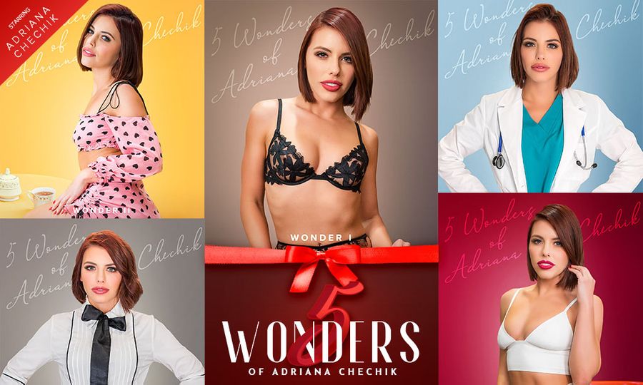 Adriana Chechik Gets 5 Roles in New VR Bangers’ Scene Series