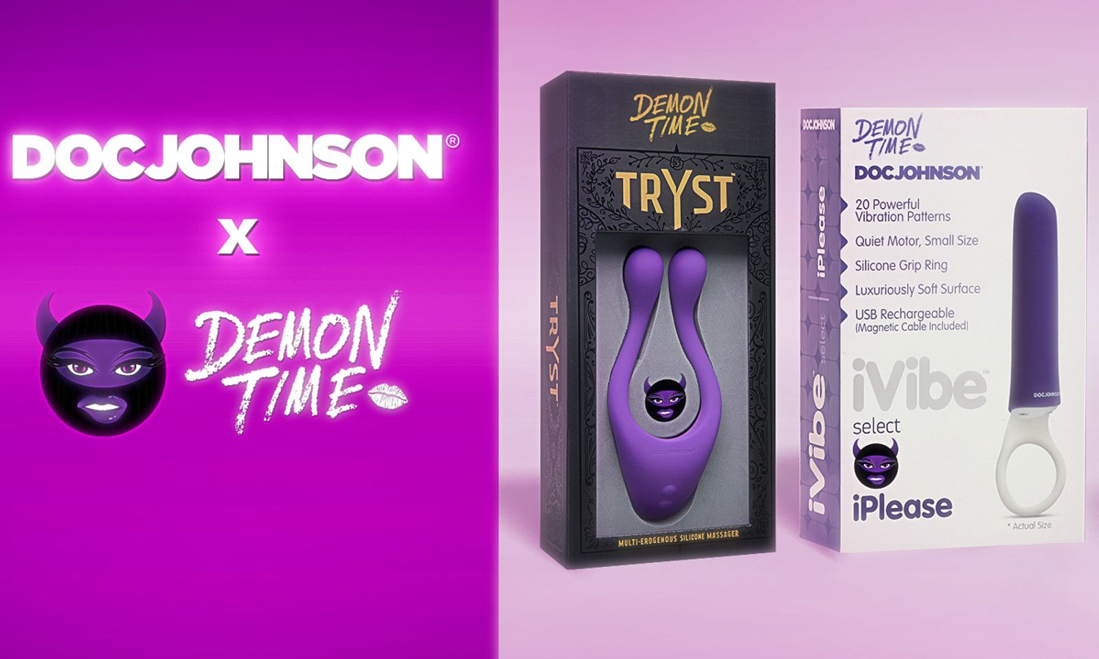 Doc Johnson Teams With Demon Time to Launch Signature Brand