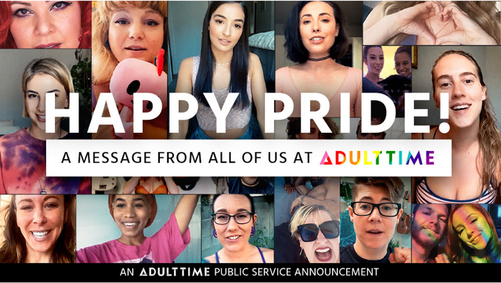 Adult Time Releases PSA Celebrating Pride Month