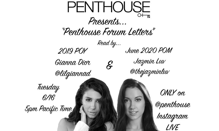 Gianna Dior and Jazmin Luv to Host Penthouse's IG Live Tuesday