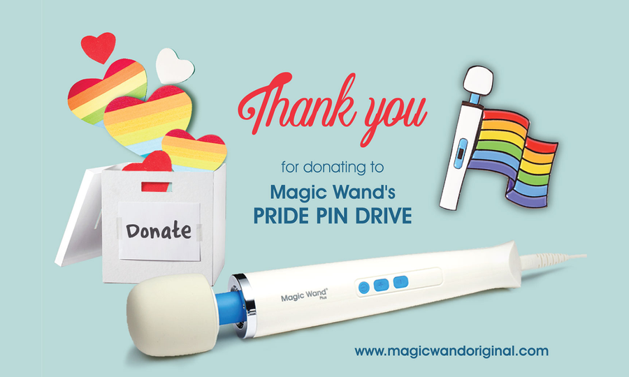 Magic Wand’s Pride Pin Drive Garnered $6K in Charitable Donations