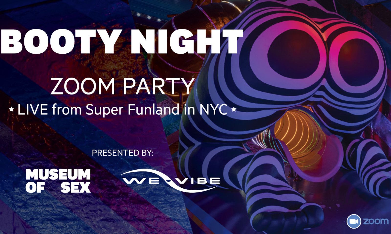 Museum of Sex, We-Vibe to Host 'Booty Night' Zoom Party