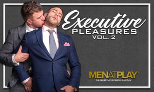 Naughty Execs Get It on in MenAtPlay's 'Executive Pleasures 2'