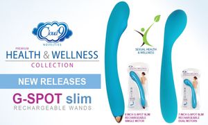 Cloud 9 Novelties Releases New G-Spot Slim Rechargeable Wands