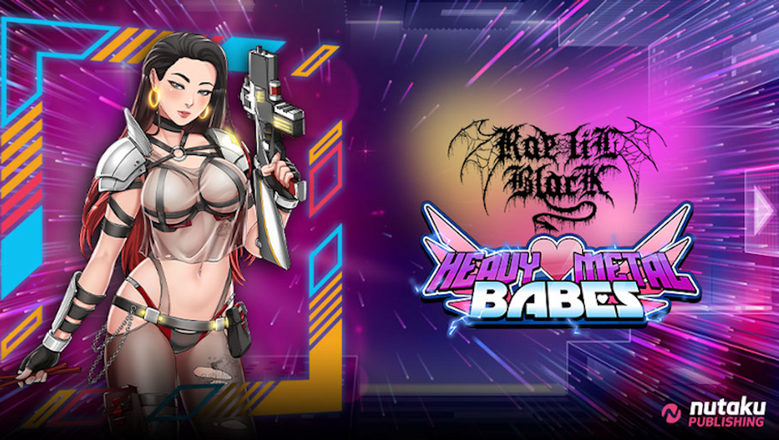 Rae Lil Black Debuts in Nutaku's 'Heavy Metal Babes'