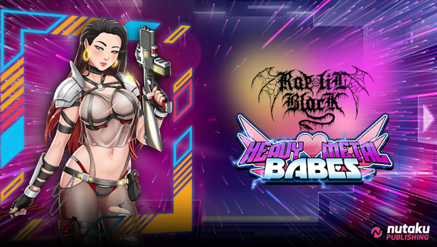 Rae Lil Black Debuts in Nutaku's 'Heavy Metal Babes'