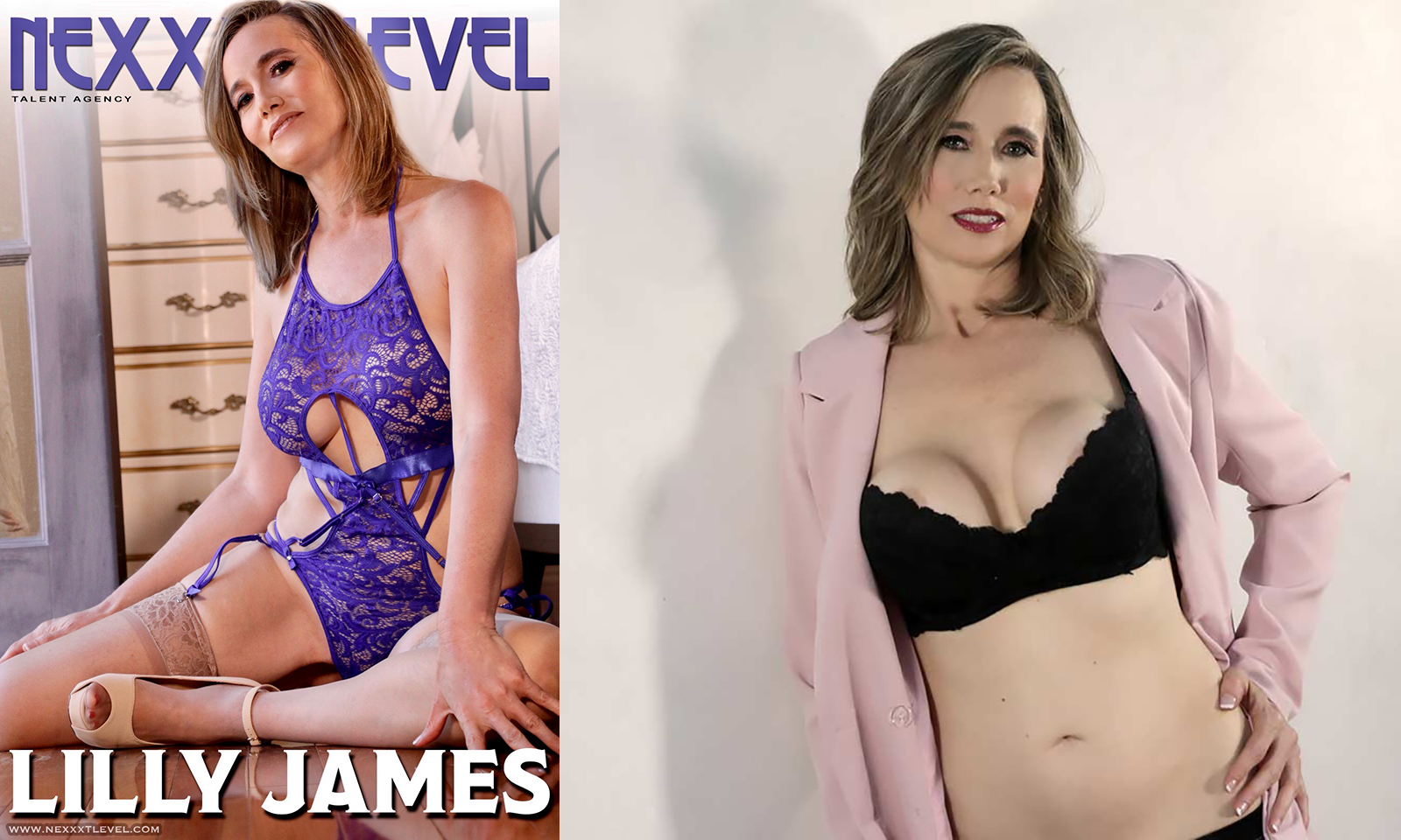 Lilly James Is the New MILF to Sign With Nexxxt Level Talent