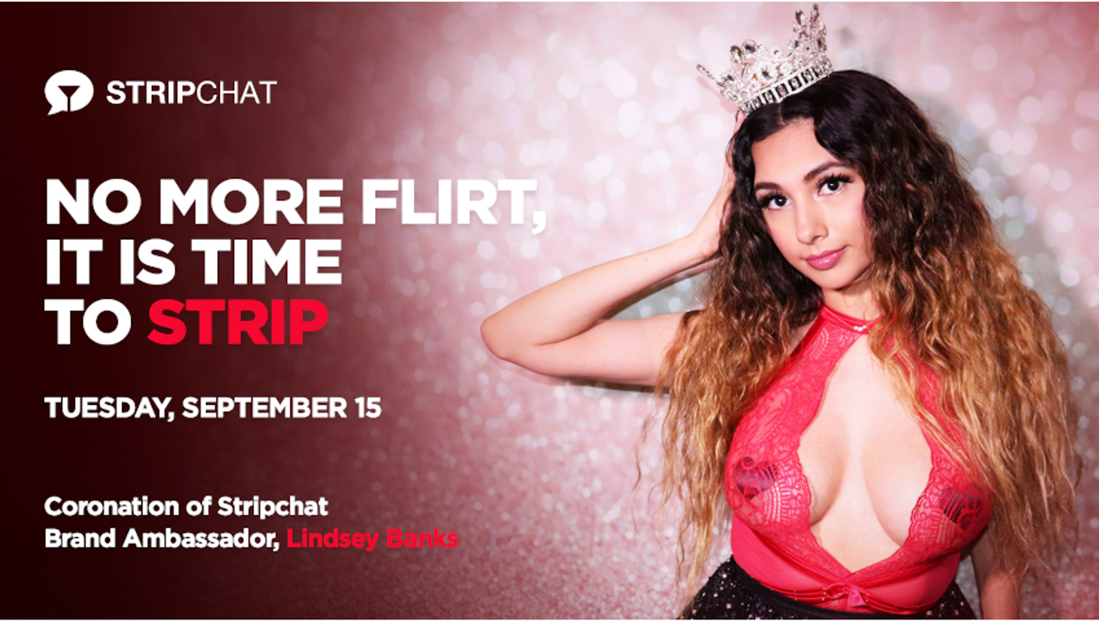 Lindsey Banks to Be Crowned ‘Queen of Stripchat’ in First Stream