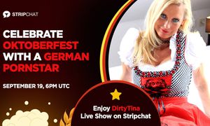 Stripchat's First Oktoberfest Show Stars German MILF DirtyTina