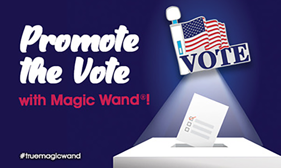 Now Consumers Can Win a Magic Wand ‘Promote the Vote’ Pin