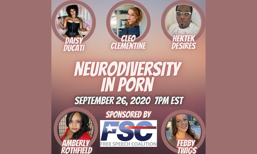 FSC-Sponsored 'Neurodiversity in Porn' Panel Set for Saturday