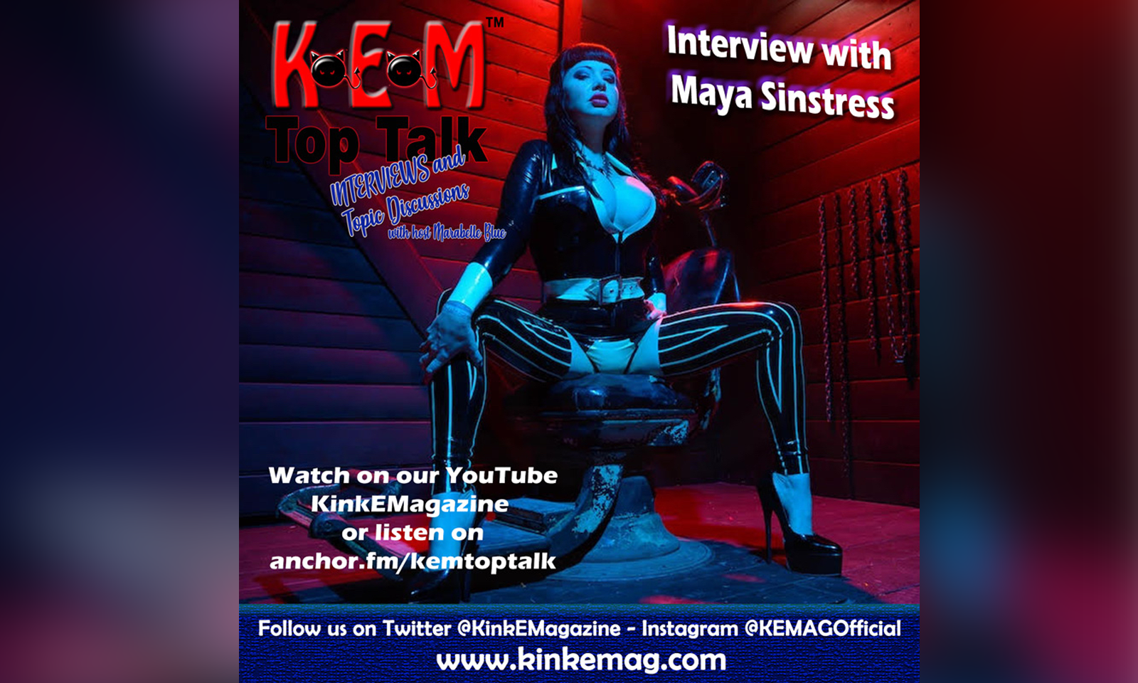 Maya Sinstress Discusses Her Pervy Life on 'KEM Top Talk'