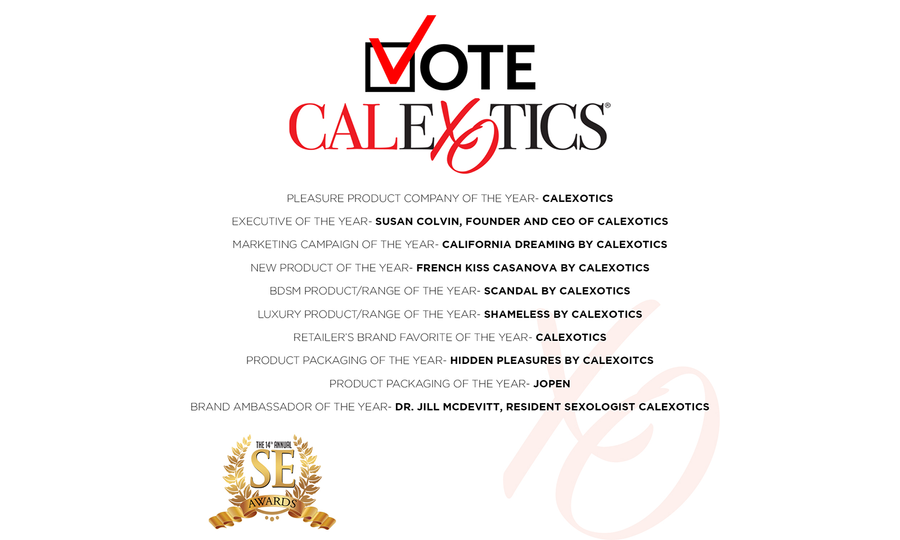 Storerotica Awards Give CalExotics and Jopen 10 Nominations