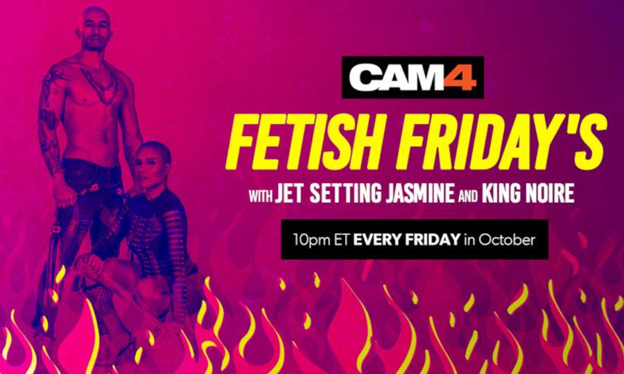 King Noire & Jet Setting Jasmine Bring #FetishFriday to Cam4