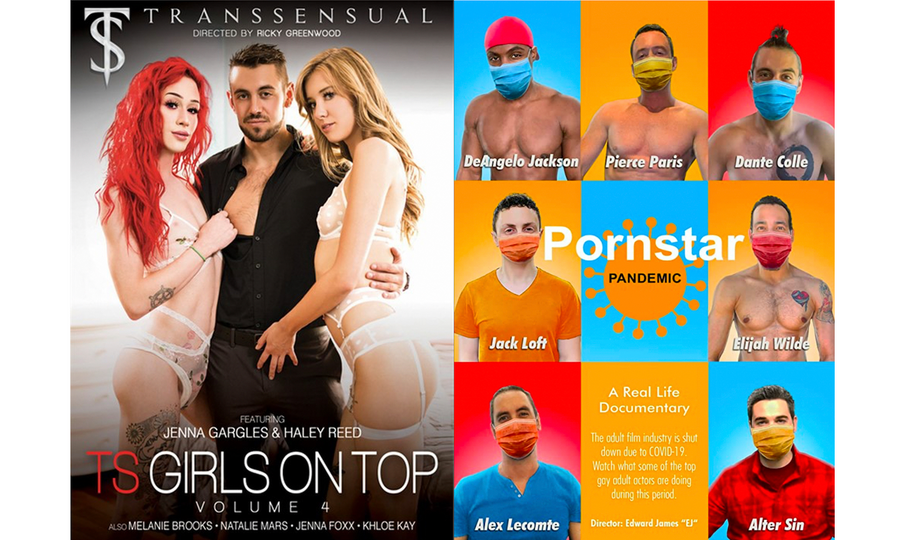 Dante Colle on Cover of 'TS Girls on Top Vol 4,' Featured in Doc.